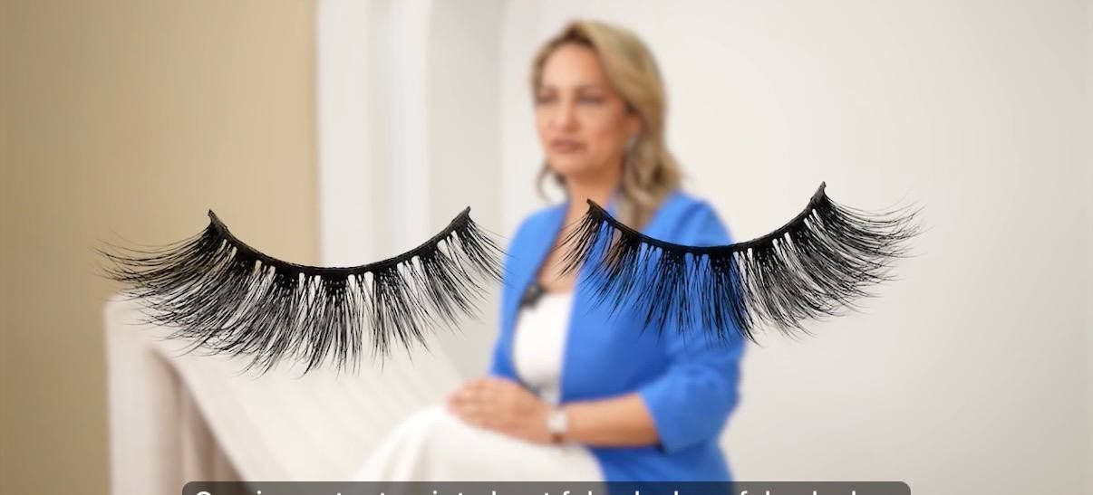 Eyelash and eye makeup detail — taught by Negar Ostad