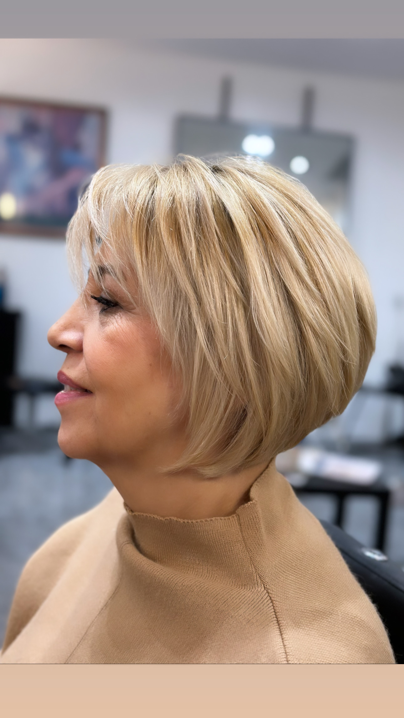Classic Blonde Bob